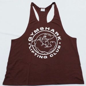 Gym Shark Legacy Stringer - Cherry Brown - XL